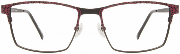 Cote D'Azur Boutique-216 Eyeglasses, 1 - Black / Crimson