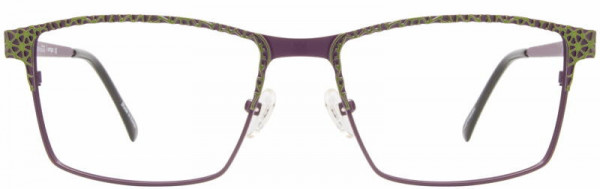 Cote D'Azur Boutique-216 Eyeglasses, 2 - Eggplant / Lime
