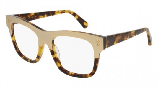 Stella McCartney SC0077O Eyeglasses, GOLD with HAVANA temples