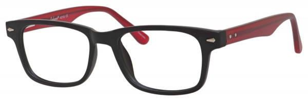 Enhance EN4016 Eyeglasses, Matte Black/Red