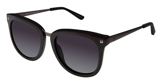 Ann Taylor AT510 Sunglasses, C01 Black/Gunmetal (Dark Grey Gradient)