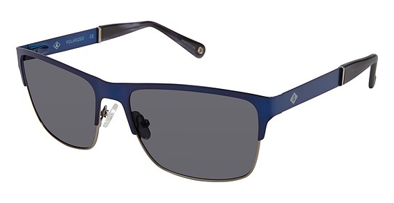 Sperry Top-Sider EDGARTOWN Eyeglasses, C03 Matte Navy (Solid Dark Grey)
