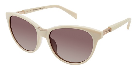 Balmain 2100 Sunglasses, C03 Ivory (Dark Grey)