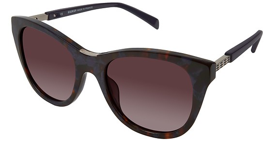 Balmain 2101 Sunglasses, C02 Blue Tortoise (Dark Brown)