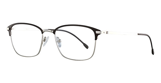 Menizzi B780 Eyeglasses, (Matt Black/ Matt Silver 55-20-150)