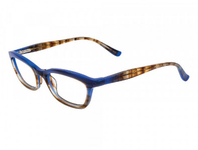 NRG R595 Eyeglasses, C-3 Denim/Cocoa