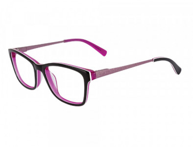 Kids Central KC1666 Eyeglasses, C-3 Black/Hot Pink