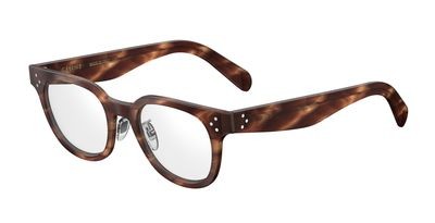 Celine Cl 41459 Eyeglasses, 0Z15(00) Brown Havana Beige Striped