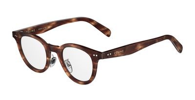 Celine Cl 41460 Eyeglasses, 0Z15(00) Brown Havana Beige Striped