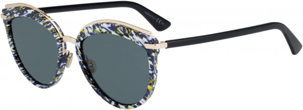 Christian Dior Dioroffset 2 Sunglasses, 09N7 Blue Black