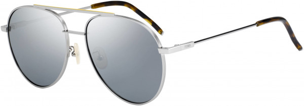 Fendi FF 0222/F/S Sunglasses, 06LB Ruthenium