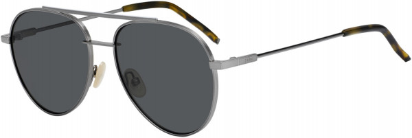 Fendi FF 0222/S Sunglasses, 0KJ1 Dark Ruthenium