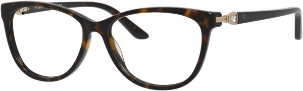 Saks Fifth Avenue Saks 302 Eyeglasses, 0086 Dark Havana
