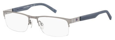 Tommy Hilfiger TH 1447 Eyeglasses, 0LL0 MTBLUEBRG
