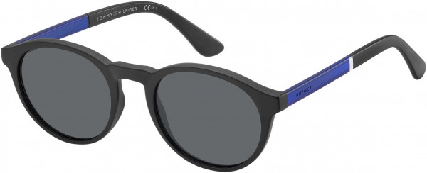 Tommy Hilfiger TH 1476/S Sunglasses, 0D51 Black Blue