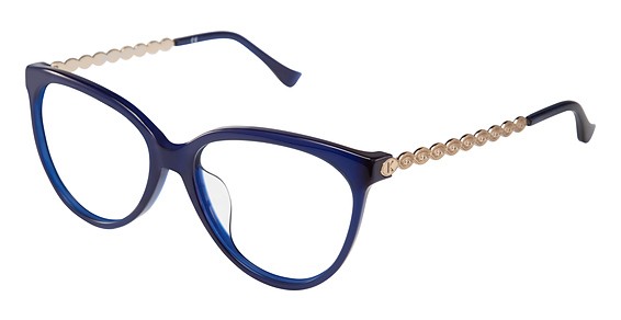 Kenzo G205A Eyeglasses, C02 Blue/Light Gold