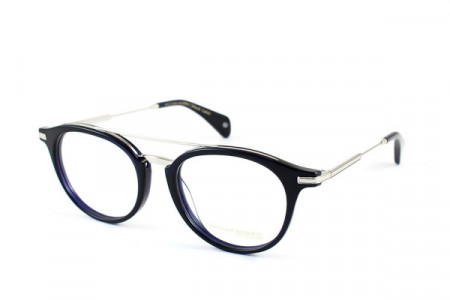 William Morris BL047 Eyeglasses, Shiny Black/Silver (C3)