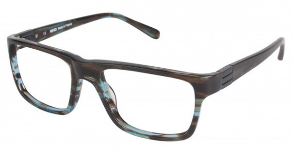 Kenzo 4176 Eyeglasses, BLUE/HORN (C03)