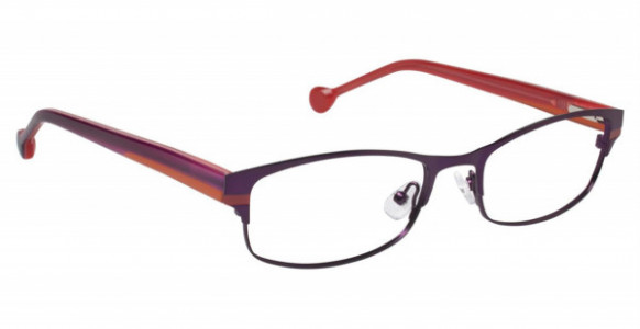 Lisa Loeb BREATHE Eyeglasses, 2 Grape/Candy