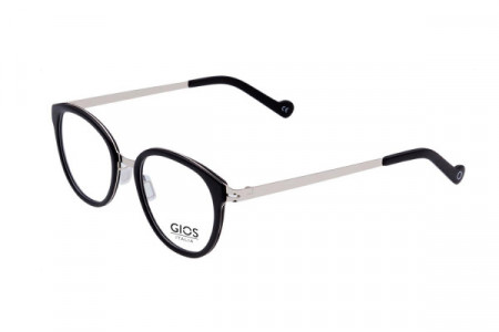 Gios Italia SN200025 Eyeglasses, Black Matt/ Silver (C7)