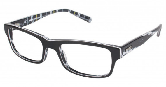 Kenzo 4186 Eyeglasses, BLACK/HORN (C02)