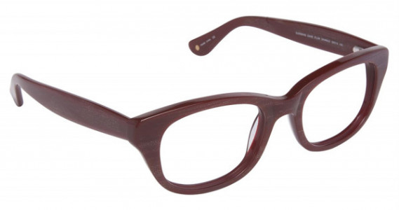 Lisa Loeb Guessing Game Eyeglasses, Plum Sparkle (C1)