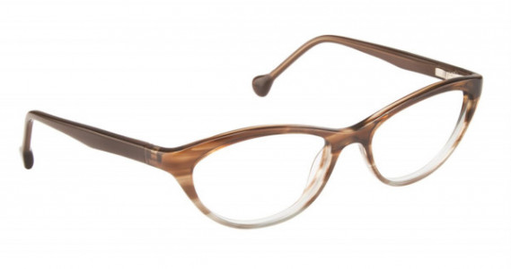 Lisa Loeb WONDER Eyeglasses, Cocoa/Sky (C1)