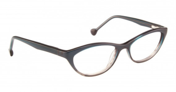 Lisa Loeb WONDER Eyeglasses, Aqua/Smoke (C2)