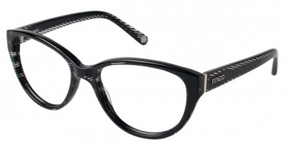 Kenzo 2231 Eyeglasses, BLACK (C01)
