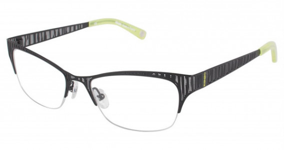 Kenzo 2240 Eyeglasses, BLACK / LIME (C01)