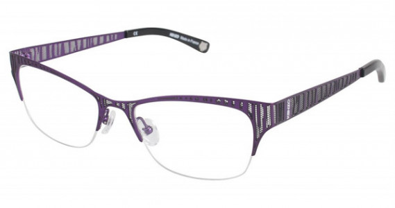 Kenzo 2240 Eyeglasses, PURPLE/BLACK (C02)