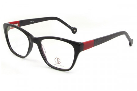 CIE SEC103 Eyeglasses, Brown/Red/Brown (3)