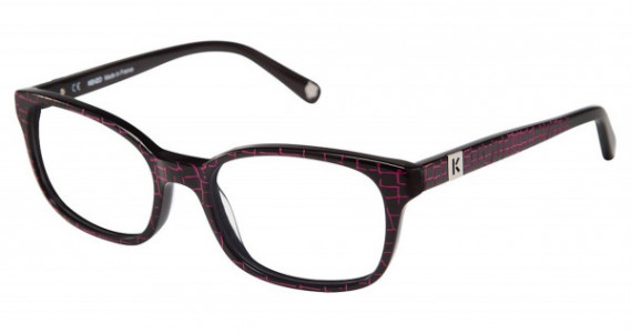 Kenzo 2238 Eyeglasses, BLACK/PINK (C02)