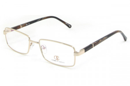 CIE SEC120 Eyeglasses, Gold/Bown (1)