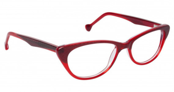 Lisa Loeb COME BACK Eyeglasses, Cherry Pop (C3) - Ar Coat