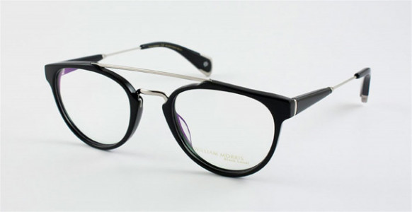William Morris BL026 Eyeglasses, Black/ Silver Detail (C1)