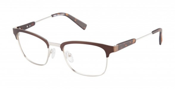 Kenzo 4201 Eyeglasses, CHOCOLATE/SILVR (C03)