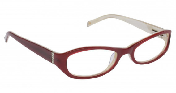 Lisa Loeb Diamonds Eyeglasses, Cherry / Cream (C2)