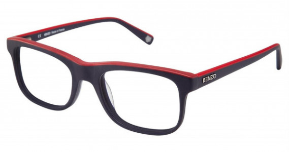 Kenzo 4185 Eyeglasses, NAVY / RED (C01)
