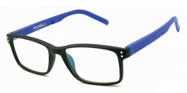 Polinelli P100 BBL W/CORD W/CASE Eyeglasses, Blue on blue