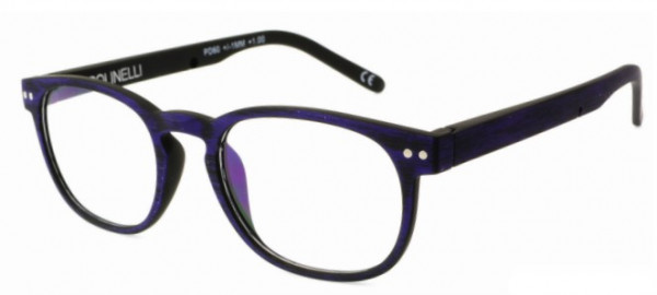 Polinelli P301 PRP W/CORD W/CASE Eyeglasses, Purple