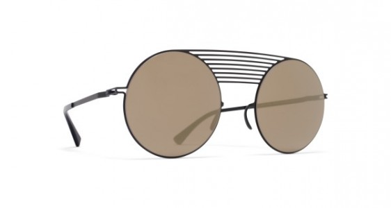 Mykita STUDIO1.2 Sunglasses, S3 BLACK - LENS: BRILLIANT GREY SOLID