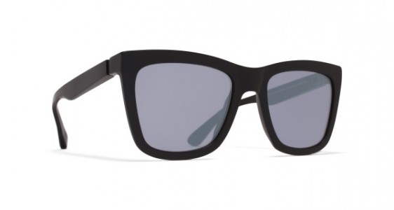 Mykita STUDIO3.2 Sunglasses, MATT BLACK - LENS: MATTE BLUE
