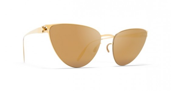 Mykita EARTHA Sunglasses, F9 GOLD - LENS: GOLD FLASH