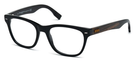 Zegna Couture ZC5001 Eyeglasses, 001 - Shiny Black