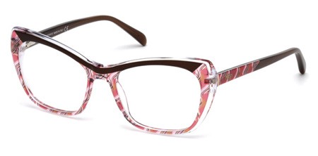 Emilio Pucci EP5052 Eyeglasses, 050 - Dark Brown/other