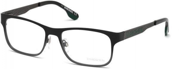 Diesel DL5074 Eyeglasses, 005 - Black/other