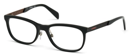 Diesel DL5162 Eyeglasses, 002 - Matte Black