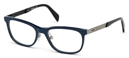 Diesel DL5162 Eyeglasses, 090 - Shiny Blue