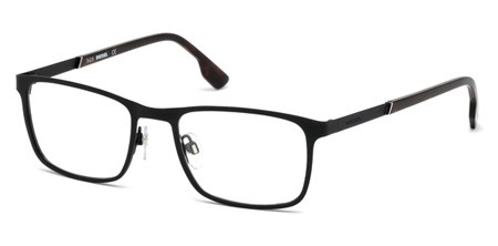 Diesel DL5186 Eyeglasses, 002 - Matte Black